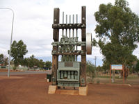 Mining equipment display,  Meekatharra